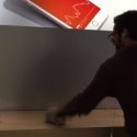 VIRAL: Man Walks Into Apple Store, Starts Smashing iPhones with Steel Ball