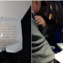 Dad Takes His Child Trick or Treating During Flight